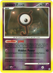 Unown J - 76/146 - Uncommon - Reverse Holo